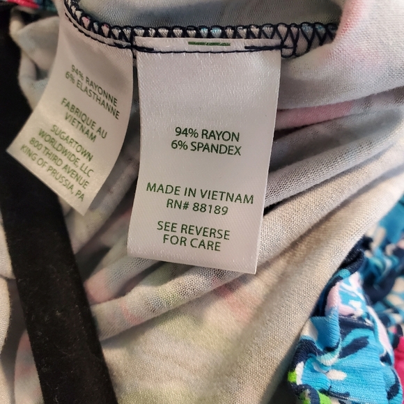 EC Lilly Pulitzer Calla Jumpsuit "Pineapple Paradise" Print Size Small, Colorful - Picture 8 of 10